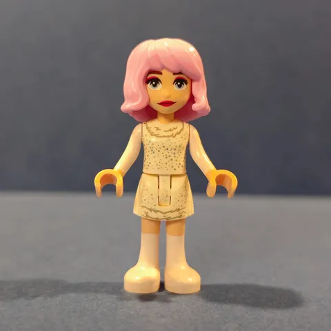 LEGO minifigure, Wednesday, wed005, Enid Sinclair - White Sparkling Dress