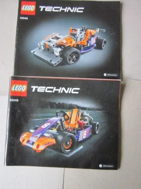 Lego Technic Building Instructions Instruction 42048, 2 Pieces, Parts Racers