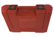 Vintage 1985 Lego Red Hard Plastic Portable Carrying Storage Case Made In U.S.A.