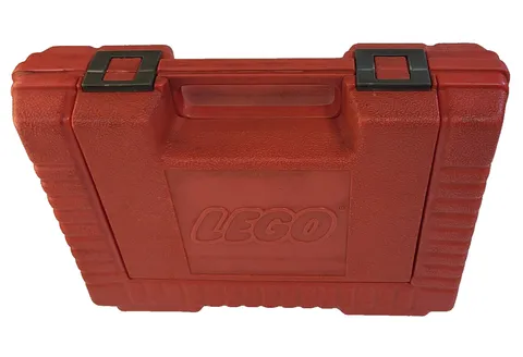 Vintage 1985 Lego Red Hard Plastic Portable Carrying Storage Case Made In U.S.A.