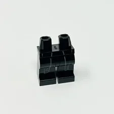LEGO Minifigure Hips & Legs Black Dark Bluish Gray Long Coattails 970c00pb1263