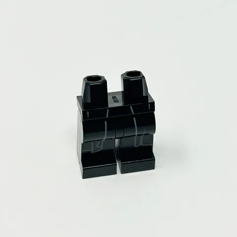 LEGO Minifigure Hips & Legs Black Dark Bluish Gray Long Coattails 970c00pb1263