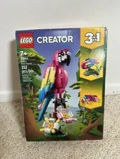 LEGO CREATOR: Exotic Pink Parrot 31144 NEW Sealed Retired BOX WEAR