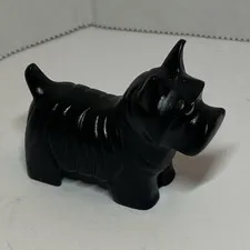 LEGO DUPLO Black Scottish Terrier Figure Dog 1 Piece Animals Theme Character