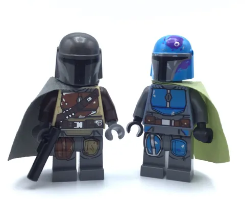 LEGO LOT OF 2 MANDALORIAN STAR WARS MINIFIGURES Hewitt Dala & Diin Jarin
