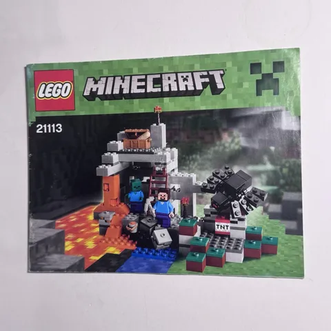 LEGO Minecraft: The Cave (21113) INSTRUCTIONS ONLY