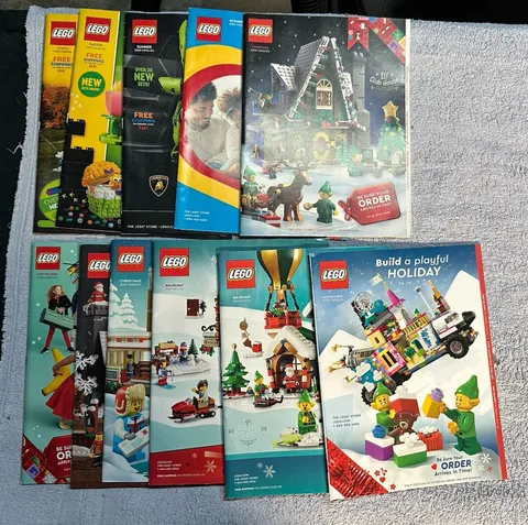 Lot of Lego 11 Catalogs 2020-2024 Holiday