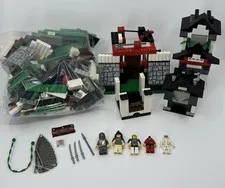 Lego System 6093 Flying Ninjas Fortress Incomplete As Is With 5 Minifigures