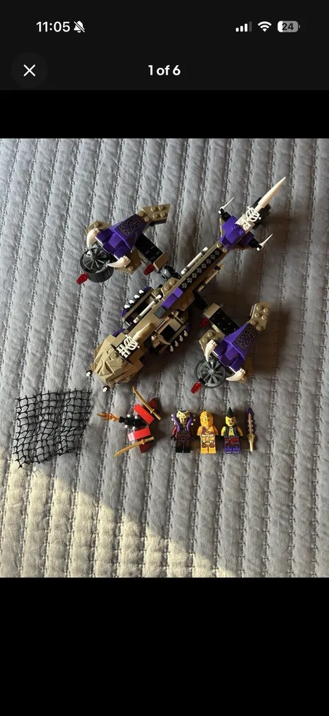 LEGO NINJAGO Condrai Copter Attack 70746 Aircraft with 3 Minifigures