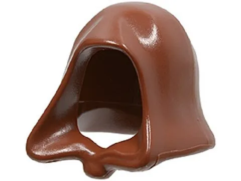 Lego NEW Star Wars MINIFIG HOOD Robe Reddish Brown Head Gear Part 30381 D58