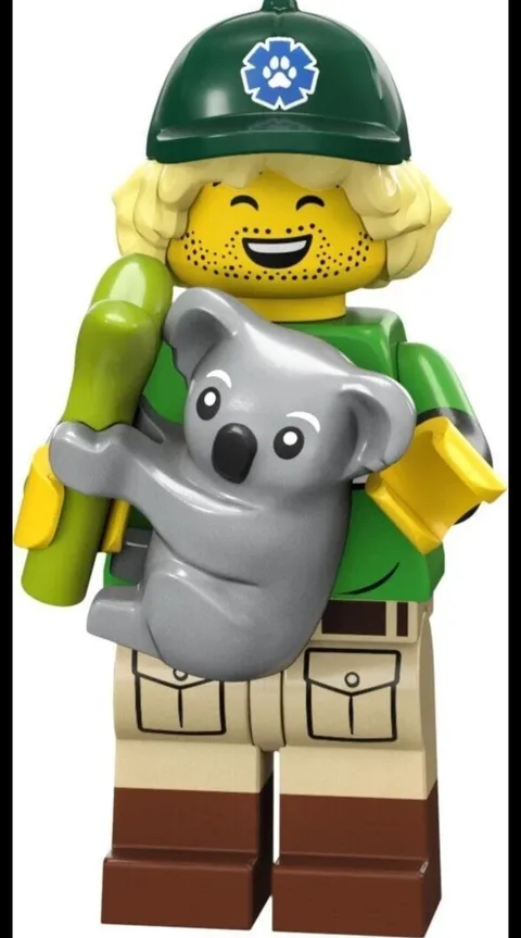 LEGO Collectible Series 24 Conservationist Minifigure  w/ Koala  CMF Sealed
