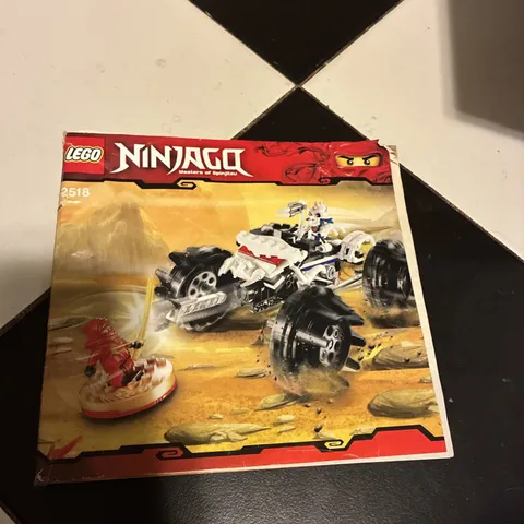 Lego #2518 ~ Ninjago Spinjitzu Nuckal's ATV ~ INSTRUCTION MANUAL Only