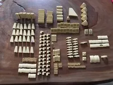 LEGO Tan Slope Lot 210 Pieces Curved Roof Wedge Inverted Mixed Genuine LEGO
