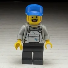 LEGO Series 10 CMF 71001 Minifigure - Painter Decorator Overalls DIY Handyman
