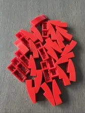 LEGO 50950 Red Slope, Curved 3 x 1 - 28 Pieces