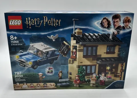 LEGO Harry Potter 75968 4 Privet Drive NEW Sealed 797 PCS 6 Minifigures
