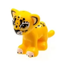 Lego Minifigure Animal, Disney Parce the baby Jaguar Bright Lt Orange from 43200