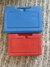 Vintage 1983 Lego Boxes- Red and Blue Lot
