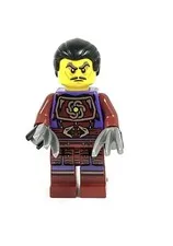 LEGO Ninjago Clouse Minifigure Tournament of Elements Hair, Model Njo112 70748