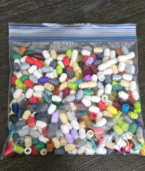 LEGO 1x1 Round Brick Lot 0.25 Lbs Bulk