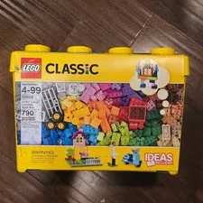 LEGO Classic Large Creative Brick Box 10698 Building Toy Set 790 Pieces Yellow