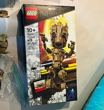 LEGO Marvel Infinity Saga I am Groot 76217 476pcs Display Stand Included Box
