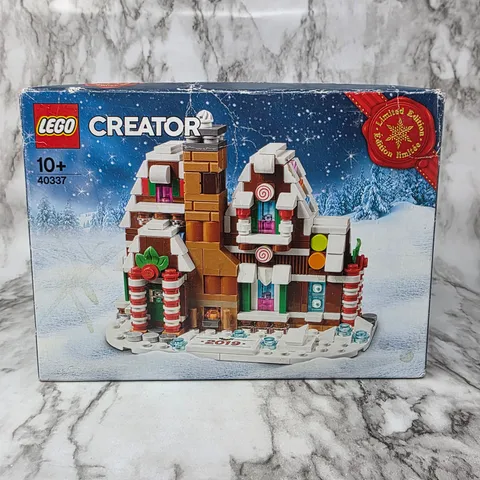 Lego Creator Microscale Gingerbread House 40337 Damaged Box