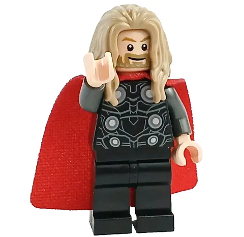 LEGO® Marvel Minifigure™ THOR Long Dar Tan Hair Brick Building Set sh0734 sh734