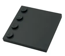 Lego 6179 Dark Bluish Gray Tile Modified 4 x 4 Studs On One Edge 4210849 4509911