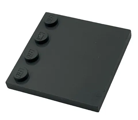 Lego 6179 Dark Bluish Gray Tile Modified 4 x 4 Studs On One Edge 4210849 4509911