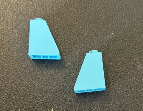 LEGO Parts 60481 Lot 2 Pieces Slope 65 Degree 2x1x2 Medium Azure