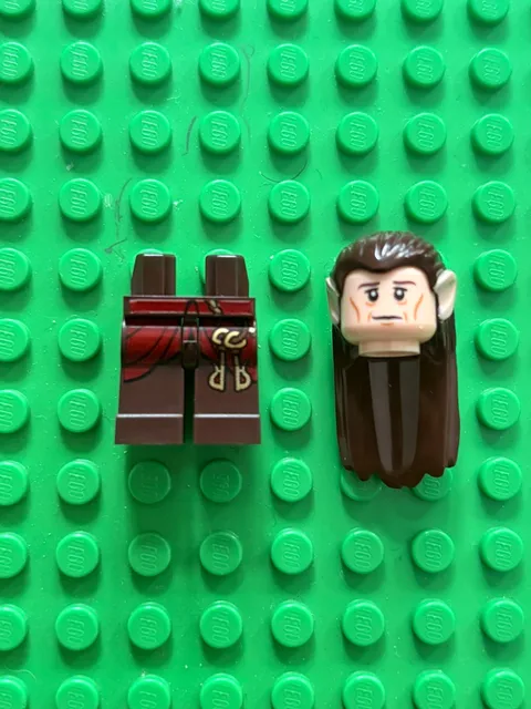 Official LEGO Mirkwood Elf Chief The Hobbit lor054 and Weapon. - Missing Body