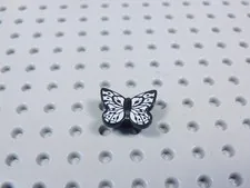 LEGO White w/ Black Butterfly Insect Bug Animal Minifig AZ