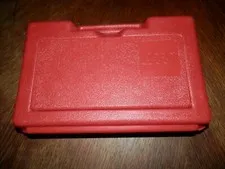 LEGO RED HARD PLASTIC STORAGE BIN CASE 1980'S VINTAGE CLASSIC