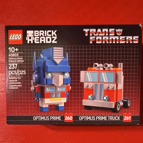 LEGO BrickHeadz Transformers 40803 Optimus Prime 237pcs Age 10+