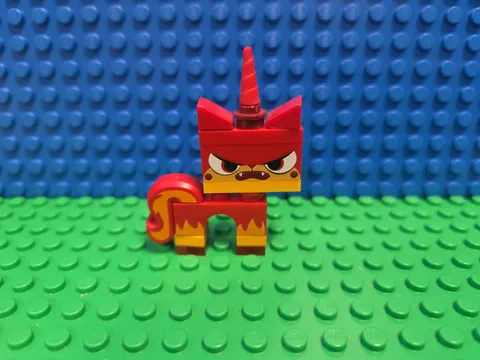 LEGO Movie Unikitty Minifigure Angry Kitty tlm073 70814 CMF Lot Rare Retired HTF