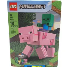 LEGO Minecraft BIGFIG PIG WITH BABY ZOMBIE 21157 159pcs sealed NEW