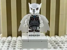 LEGO Windra Minifigure Legends of Chima White Cape #loc039 Set 70009