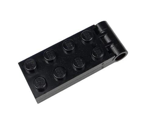 LEGO Black Hinge Plate 2 x 4 #3149c01