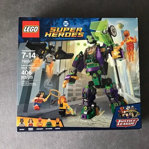LEGO DC SUPERHEROES LEX LUTHOR MECH TAKEDOWN SET 76097 (NIB)