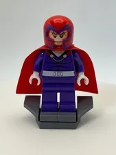 Lego Marvel Super Heroes Minifigure SH0031 SH031 SH31 Magneto Red Outfit