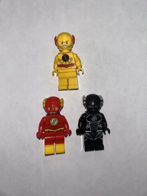 NEW DC Superheroes Flash, Reverse Flash, and Zoom Custom Lego Minifigures