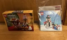 Lego Christmas GWP Lot 40777, Barnes and Noble Snowman 6602967 NEW