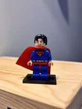 LEGO DC Super Heroes Superman Minifigure- Blue Suit with Starched Cape