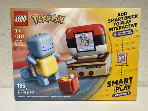 LEGO 40887 Pokemon Ditto As Squirtle: Movie Night Smart Play Compatible