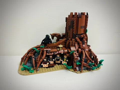 LEGO MOC The Lord of the Rings: Nazgûl Escape 582 parts&Instructions NO Figures