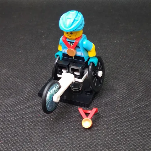 LEGO Wheelchair Racer Collectible Minifigure Series 22 CMF 71032 Minifig Figure