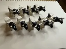 Lego Animal Black And White Spotted Cow Lot Of 9 RARE