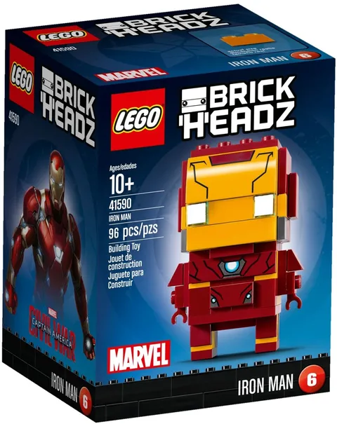 LEGO BrickHeadz Iron Man (41590) Sealed/New but box is worn