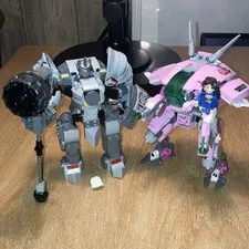 Lego Overwatch D.Va and Reinhardt 75973 100% Complete Set
